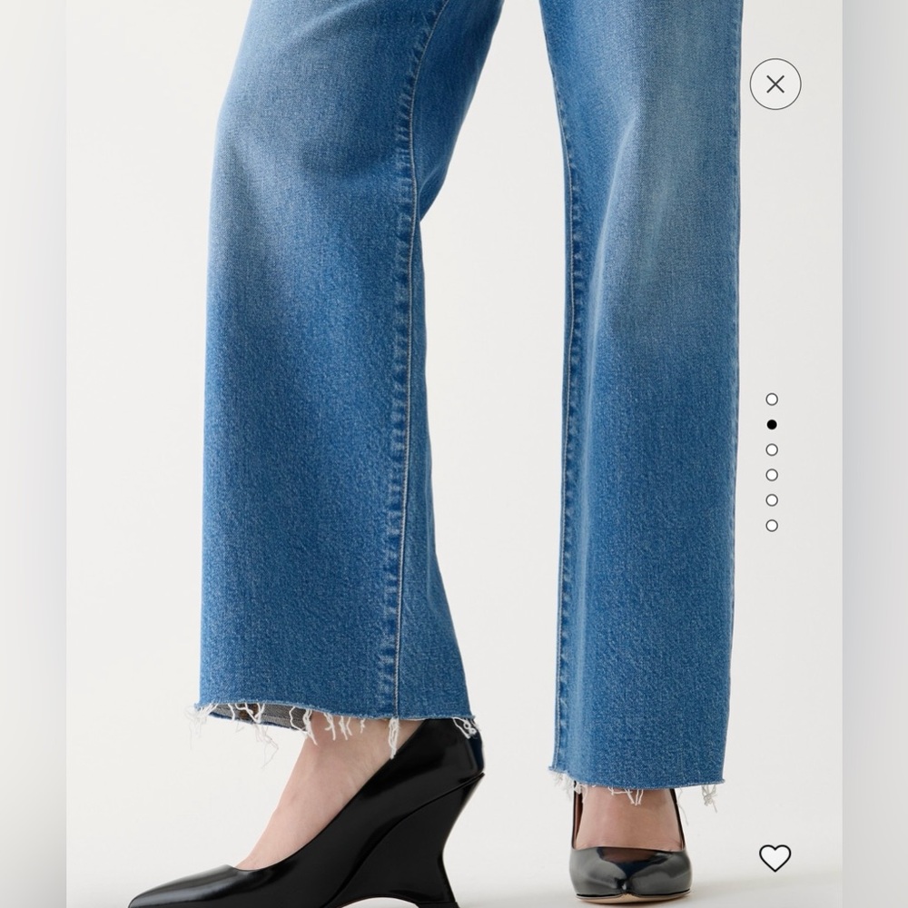 J.Crew Women’s Slim wide-leg jean in Lakeshore wash Size 32 - Picture 3 of 9